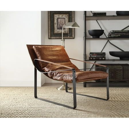 accent lounge chair grey metal leather accent lounge chair cocoa brown walmartcom accent lounge chair grey metal leather accent lounge chair cocoa brown walmartcom
